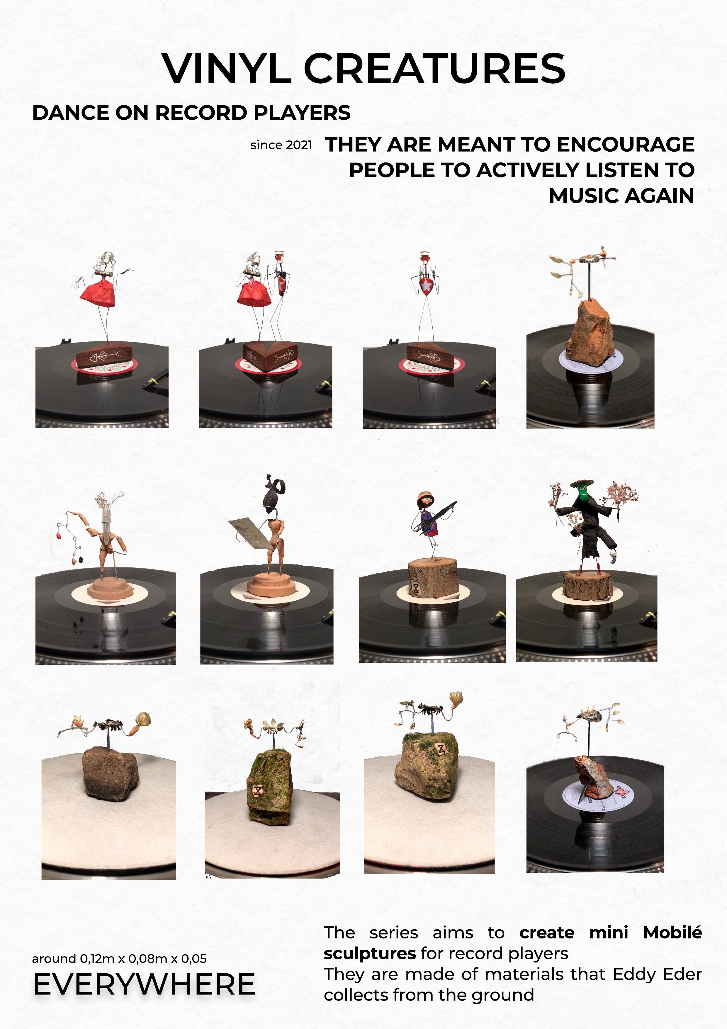 Portfolio page showing Vinyl Creatures